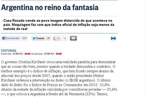 Advierten en Brasil  de Cristina