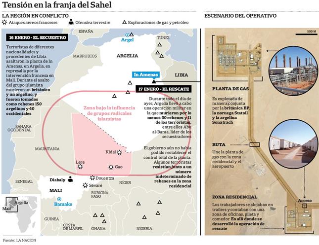 Un operativo de rescate en Argelia termina en tragedia: 30 rehenes muertos