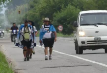 Peregrinos tucumanos iniciaron la caminata para honrar a la Virgen del Valle de Catamarca