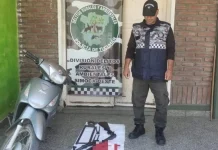Allanamiento por abigeato: secuestran armas, una moto y herramientas