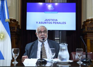 Bullrich se reunió con los senadores de LLA y Victoria Villarruel: reiteró que la reforma laboral será prioritaria