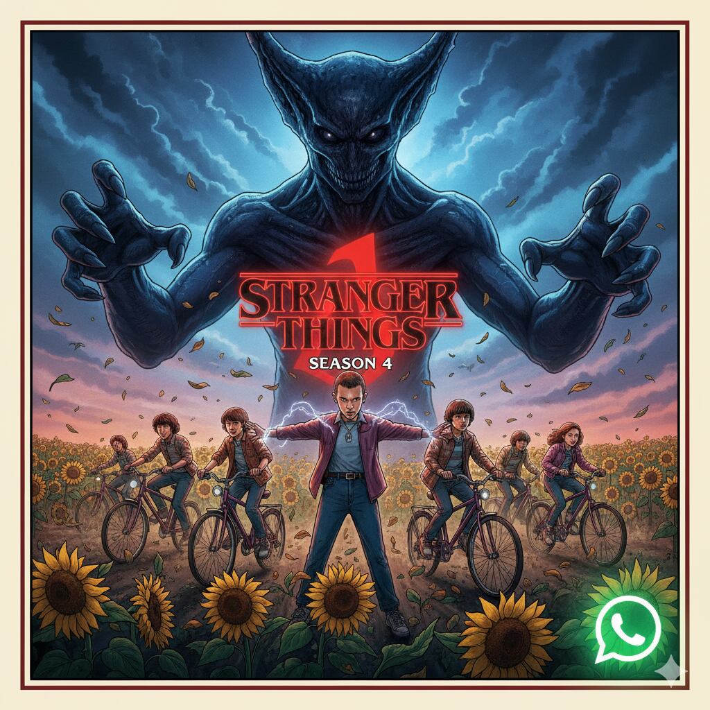 Cómo activar el “modo Stranger Things” de WhatsApp