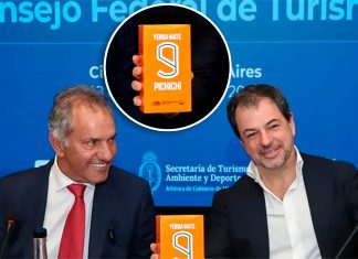 Daniel Scioli presentó su marca de yerba mate con un mensaje humorístico y deportivo