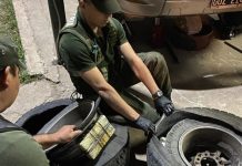 Detuvieron en Corrientes a un taxista por participar en un transporte de cocaína en dos neumáticos