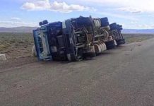 Dos camiones estuvieron al borde de la tragedia por el deterioro de las Rutas 25 y 3 en la Patagonia