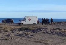 Hallaron a una mujer maniatada en un acantilado de Santa Cruz e investigan un ajuste de cuentas narco