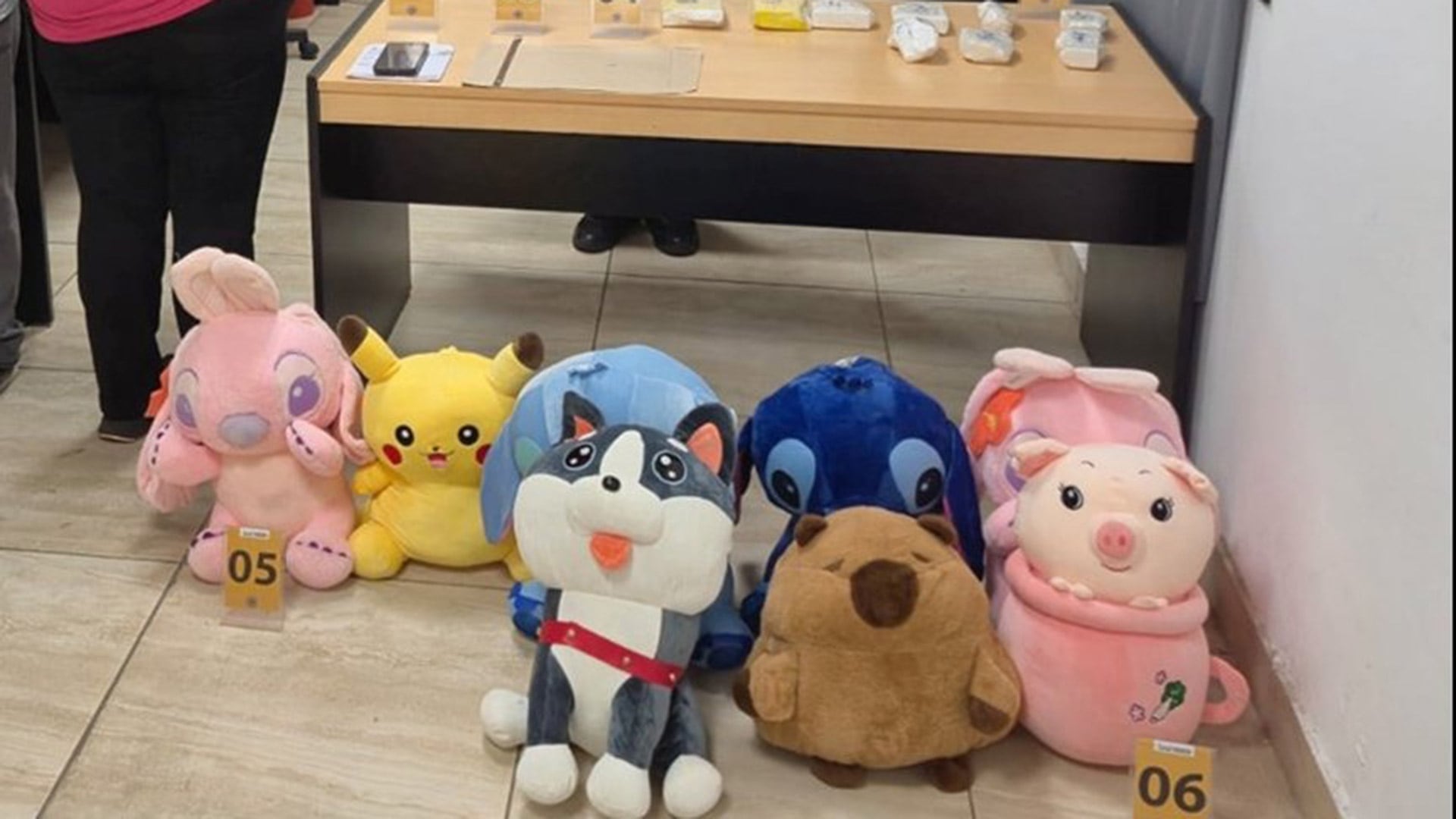Insólito: traficaban cocaína oculta dentro de peluches y fueron descubiertos por Gendarmería