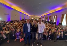 Karina Milei encabezó un acto en Mar del Plata para preparar la estrategia en el Congreso y la disputa de poder en PBA