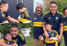 La historia detrás del gesto de Riquelme con un niño que padece una enfermedad en la piel: “Verlo jugar a Román le calmaba el dolor”