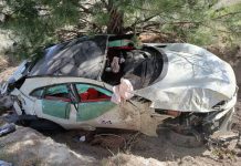 Neuquén: volcó una Ferrari de 380 mil dólares en la Ruta de los Siete Lagos durante un evento de autos de lujo