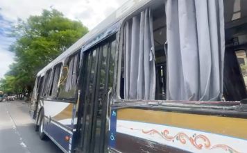 Palermo: cinco personas sufrieron heridas por un choque entre colectivos de las líneas 59 y 39