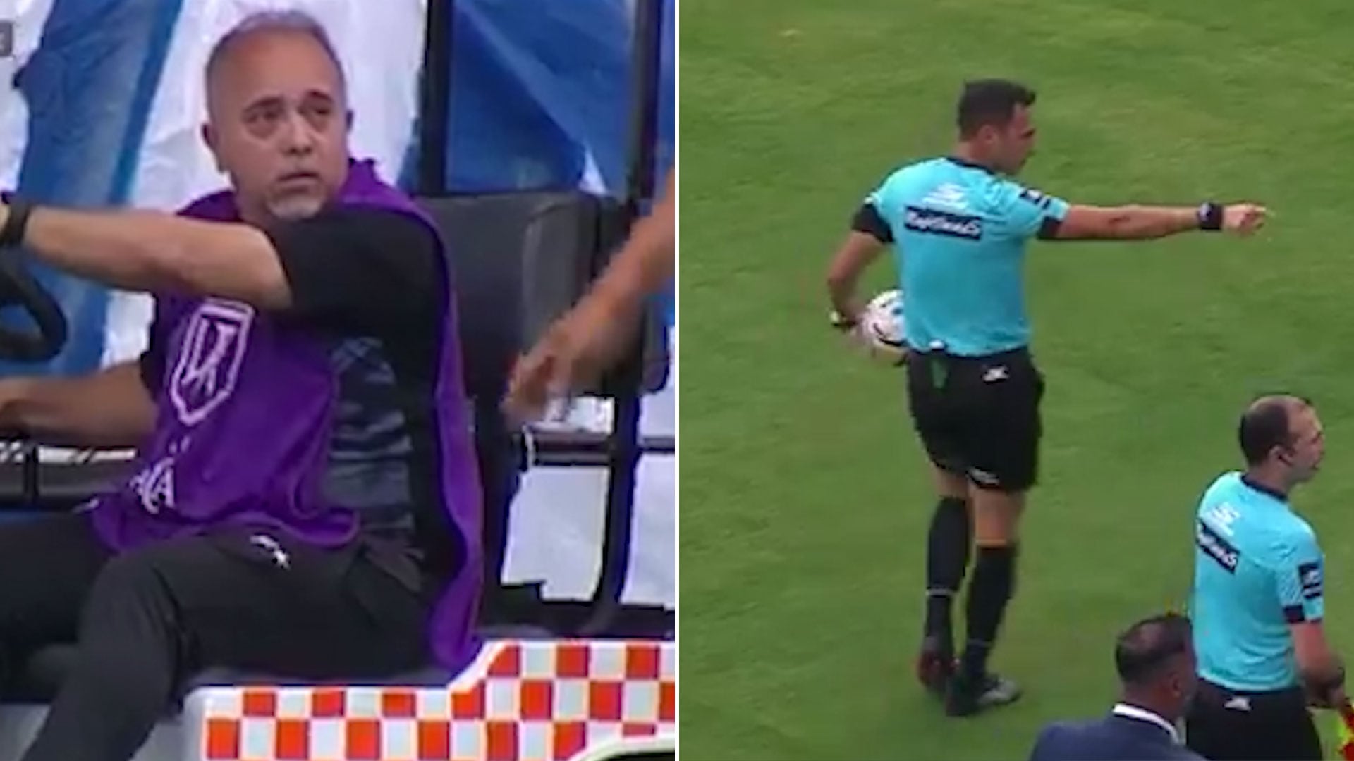 “¡Roja al del carrito!”: la insólita escena que se vivió en el partido de Godoy Cruz que definió su descenso a la Primera B Nacional
