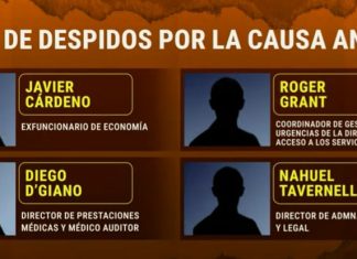 Suman once los funcionarios desplazados por escándalo de coimas en ANDIS