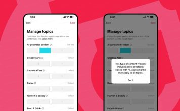 TikTok permitirá ajustar cuántos videos hechos por IA querés ver en “Para ti”