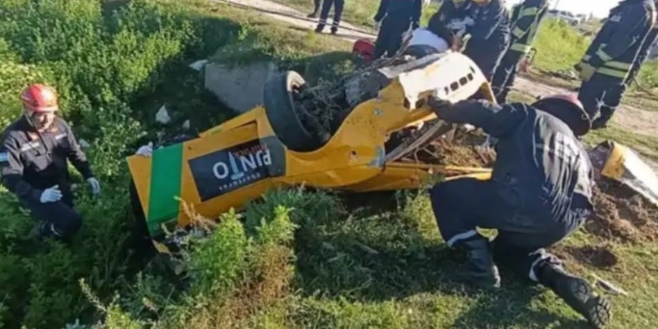 Venado Tuerto: un piloto salió a la ruta a practicar con su auto de carrera, perdió el control y murió