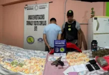 Tucumán Desarticulan una banda armada y secuestran droga, dinero y un arma