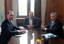 Adorni y Santilli recibieron a Ziliotto, que reclamó fondos y rechazó apoyar al Gobierno por el Presupuesto 2026
