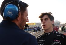 El gesto de Colapinto por radio con el equipo y el cálido saludo de su ingeniero en Alpine durante el GP de Abu Dhabi de F1