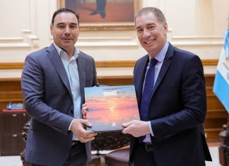 Gustavo Valdés le adelantó a Diego Santilli el acompañamiento al paquete de reformas