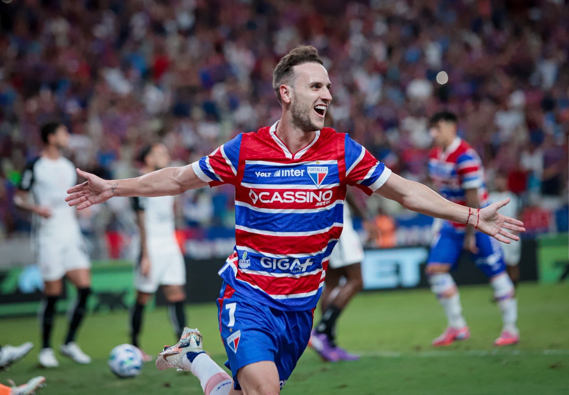 La emoción de Martín Palermo tras ganar el cuarto partido al hilo con Fortaleza y salir de la zona del descenso en el Brasileirao