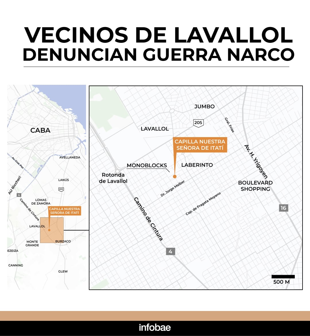 Vecinos de Lavallol denunciaron una batalla narco por el territorio: tiros por la noche y padres aterrorizados