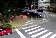 Video: un conductor alcoholizado embistió a cuatro autos en Villa del Parque y causó destrozos en una casa